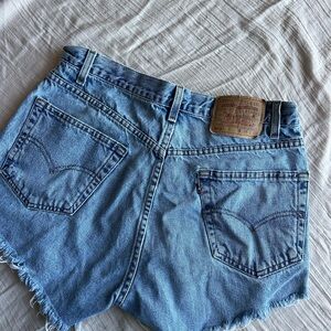 Levi's Women's Light Blue Jean Shorts